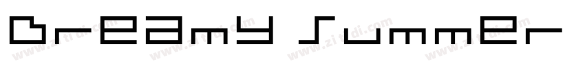 Dreamy Summer   Pers字体转换